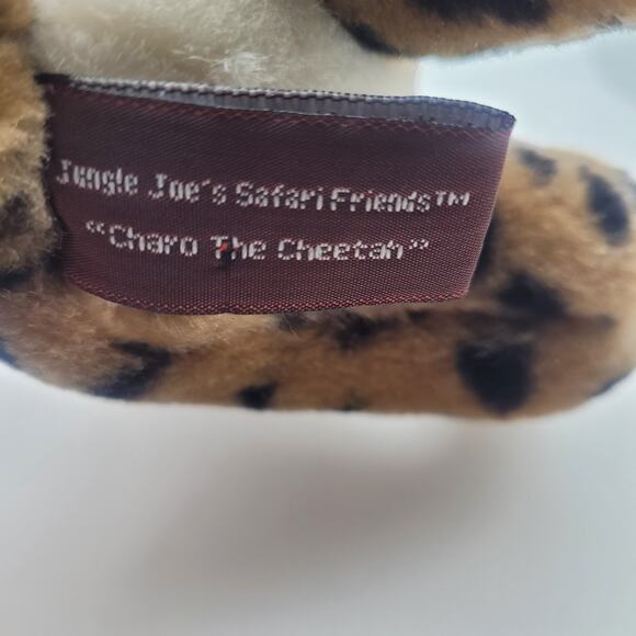 Jungle Joe’s Safari Friends Charo the Cheetah Plush Stuffed Animal Sound Toy 14" - Picture 3 of 7